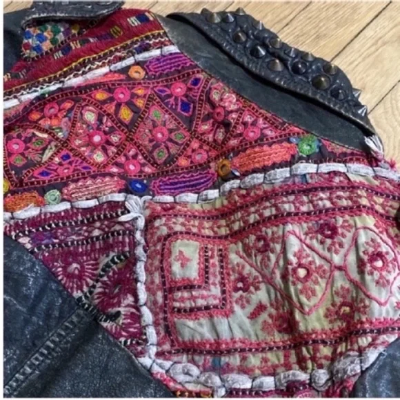 All saints leather jacket - Picture 9 of 12